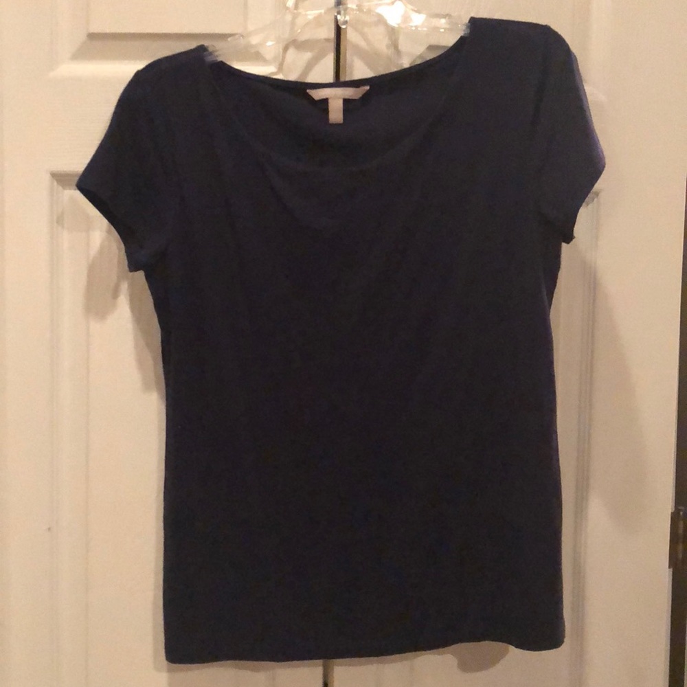 Navy short cap sleeve t shirt
